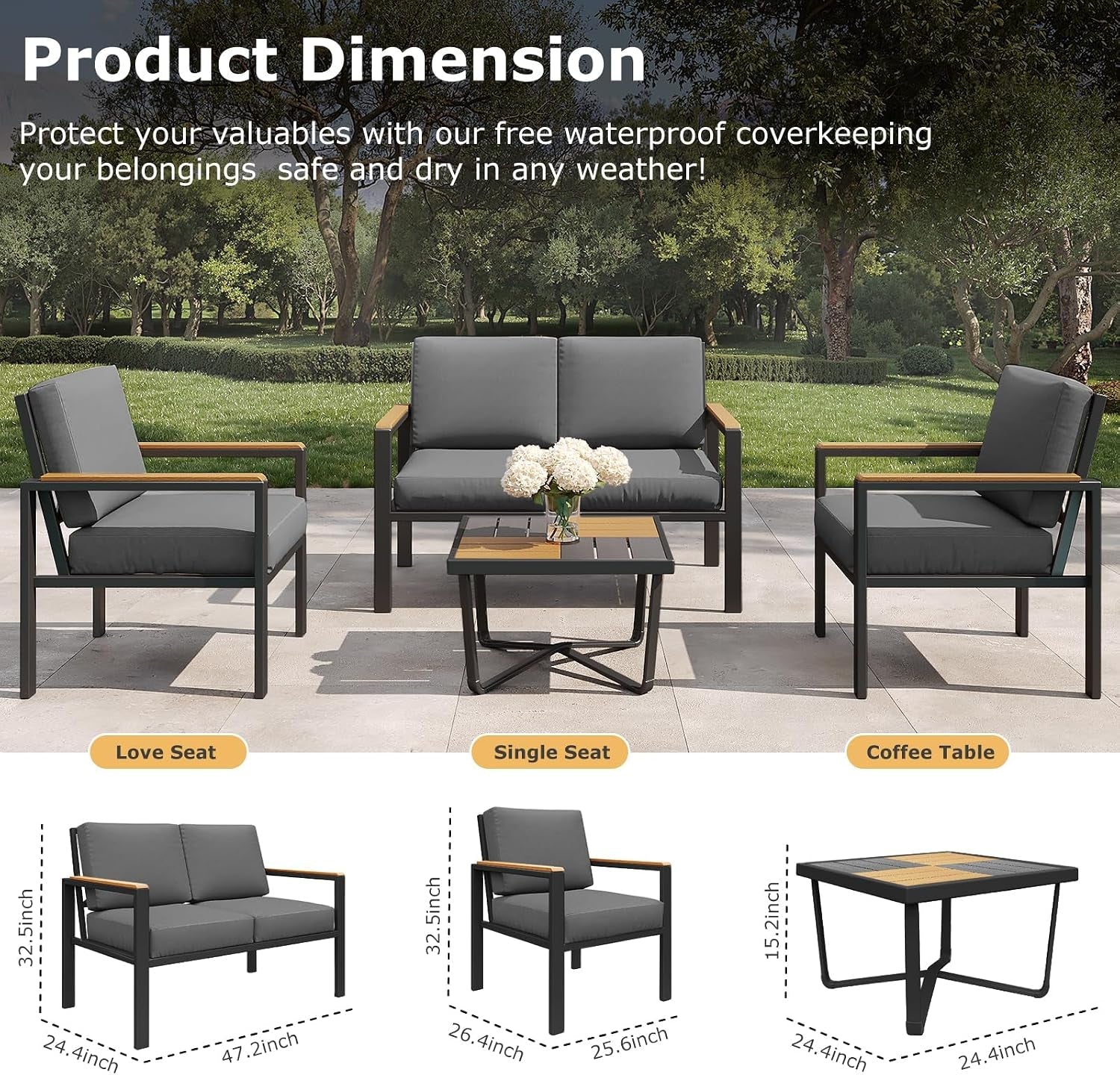 4-piece-patio-furniture-set-with-wood-like-arms-black