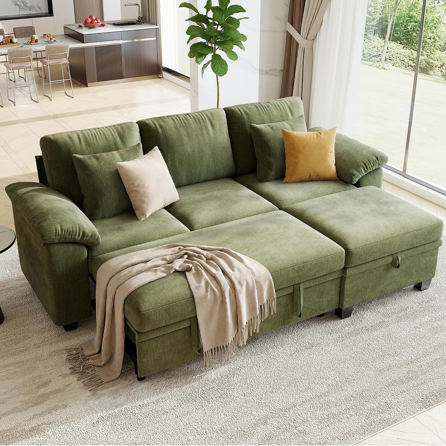 86-modular-sectional-sleeper-sofa-bed-l-shaped-4-seat-pull-out-couch-with-storage-ottoman-convertible-cloud-couch-bed-sectional-couches-for-living-room-apartment-green