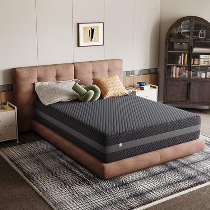 12 Inch King Size Gel Memory Foam Mattress for Ergonomic Comfort | 12 Inch King Mattress for Responsive Support, with Green Tea-Infused Foam, Breathable Side Panel, Mattresses in a Box2