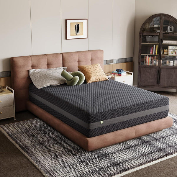 12 Inch King Size Gel Memory Foam Mattress for Ergonomic Comfort | 12 Inch King Mattress for Responsive Support, with Green Tea-Infused Foam, Breathable Side Panel, Mattresses in a Box2