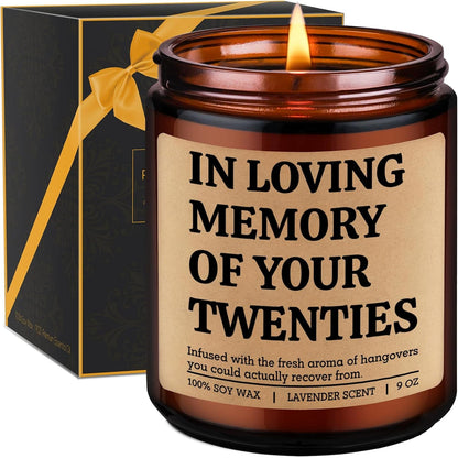 Candle, 30Th Birthday Gifts for Women, Men, Her, Him, 30 Year Old Bday1