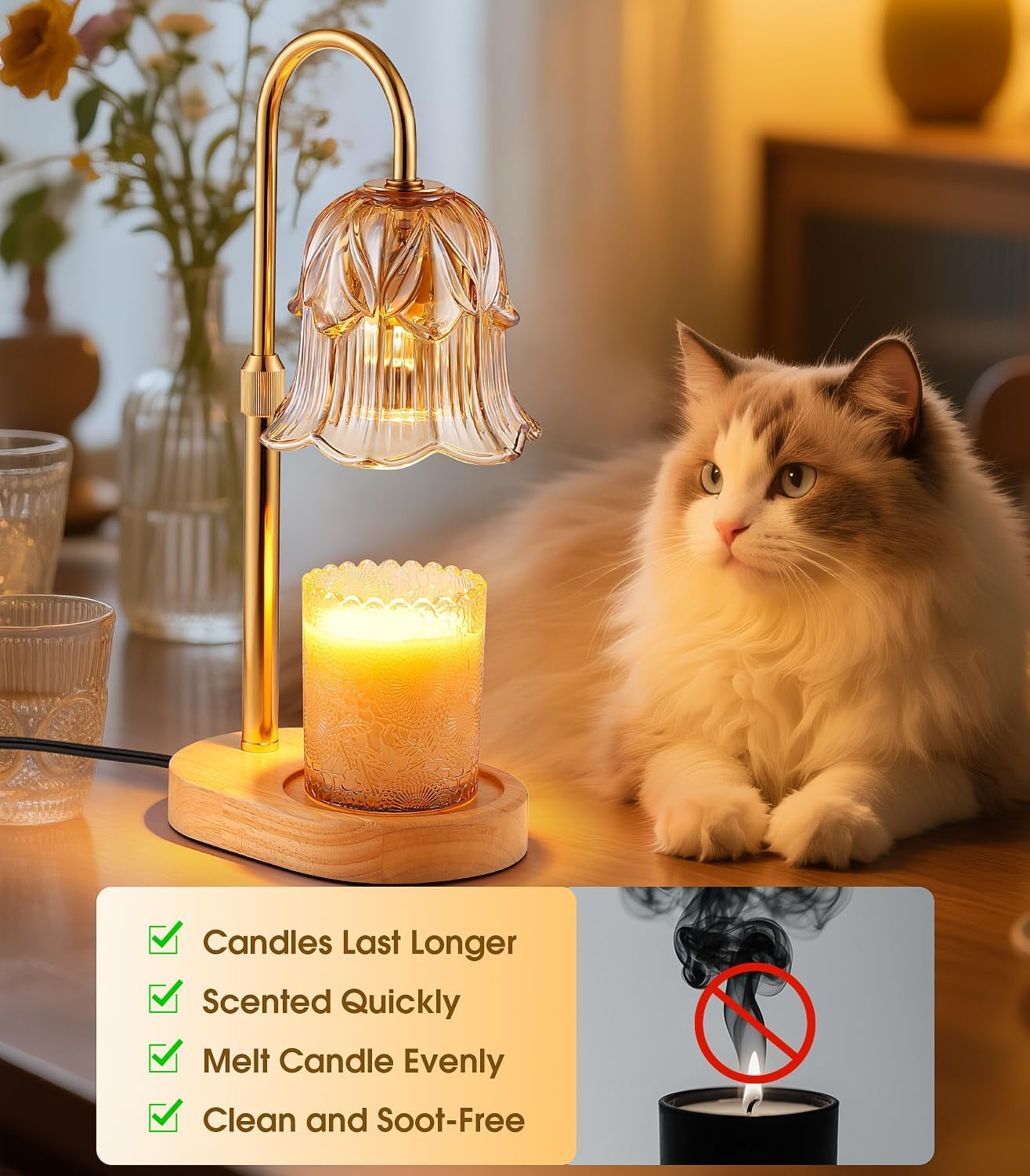 candle-warmer-lamp-adjustable-timer-electric-flower-glass-candles-light