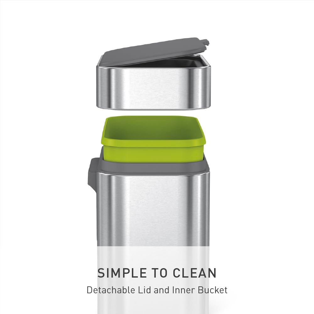 simplehuman-compost-caddy-detachable-and-countertop-bin-4-liter-1-06-gallon-brushed-stainless-steel