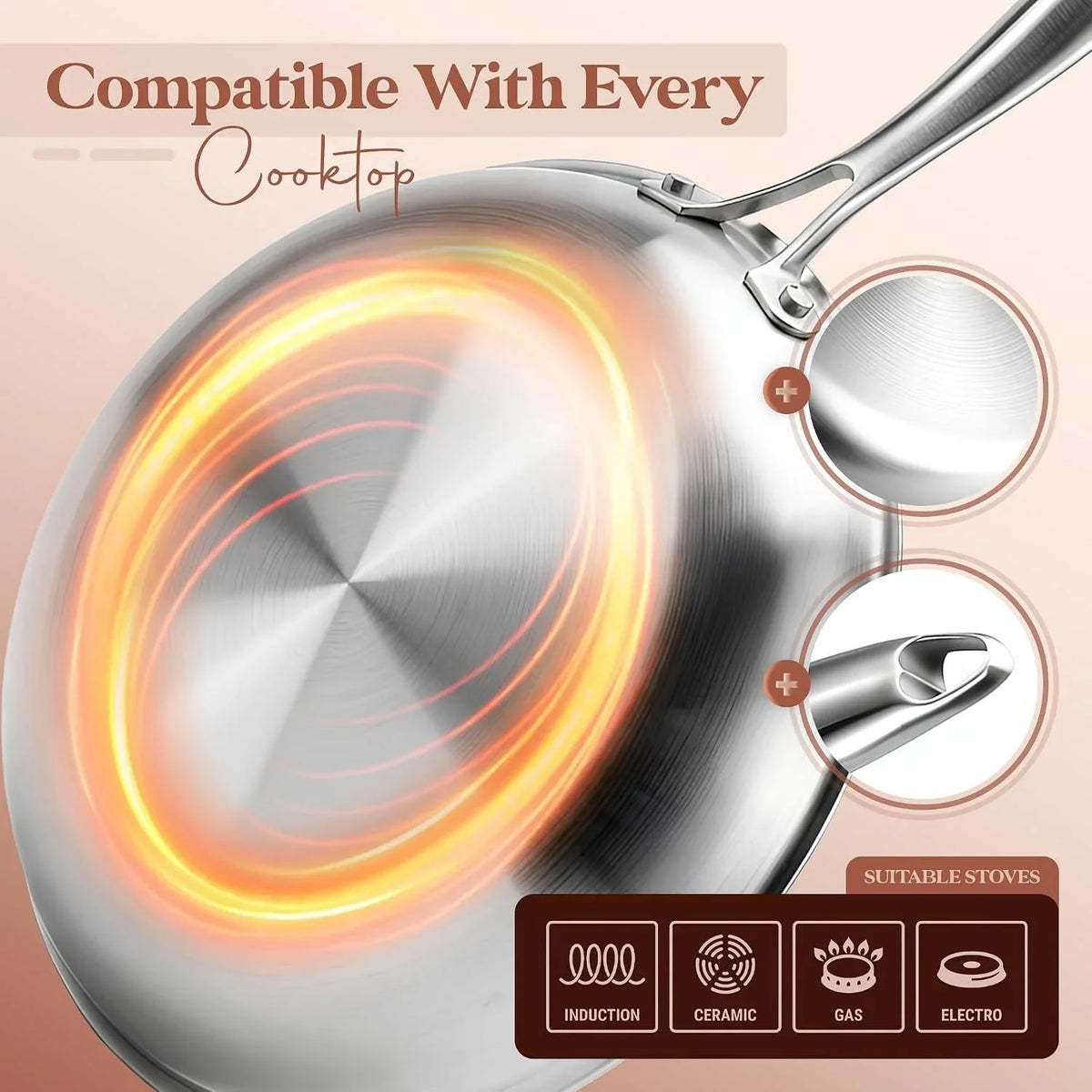 titanium-frying-pan-hammered-non-stick-skillet-with-glass-lid-4-spatulas-pfas-pfoa-ptfe-free-tri-ply-stainless-steel-induction-oven-safe-dishwasher-safe-cookware