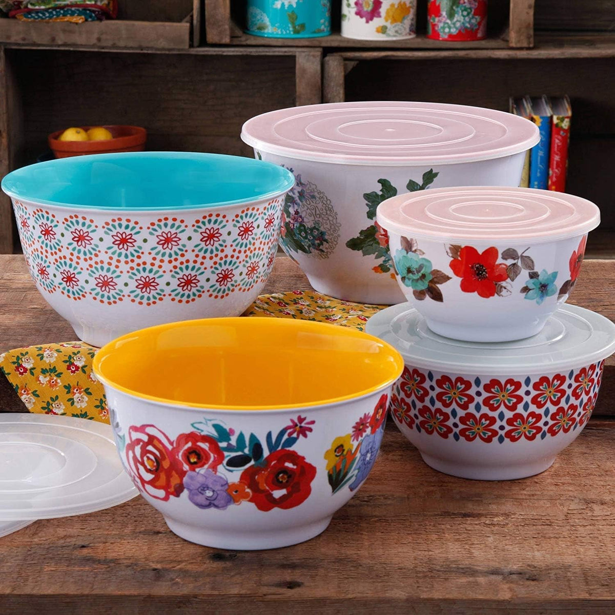 10-piece-nesting-mixing-serving-bowl-set-features-unique-vibrant-colors