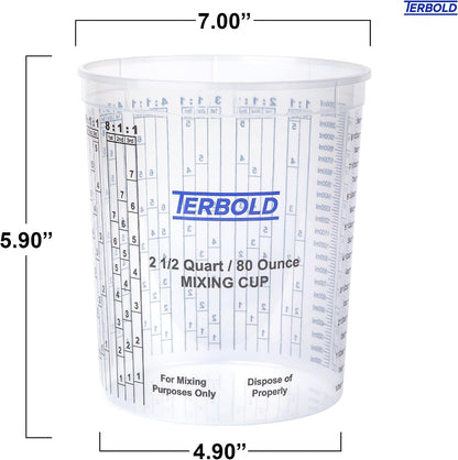 Paint Mixing Cups, 80Oz (Pack of 12)2