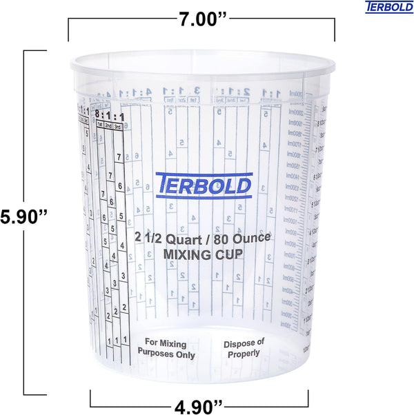 Paint Mixing Cups, 80Oz (Pack of 12)2