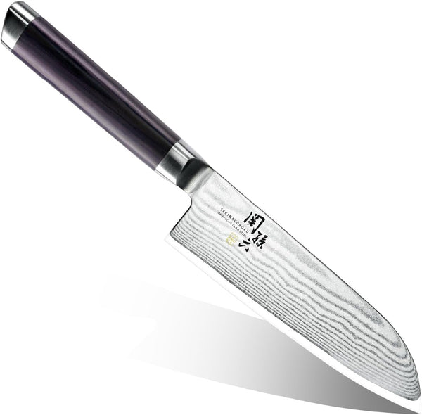 Seki Magoroku Damascus Small Santoku Knife 145Mm (AE-5201)1