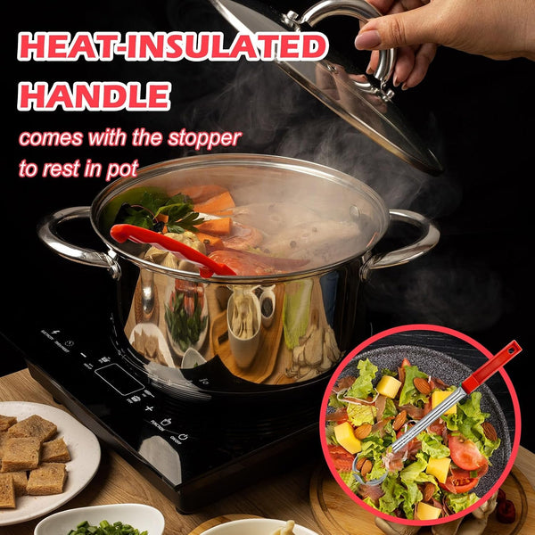 2 Pcs Dog Food Scoop 1/4 Cup Stainless Steel Dog Food Measuring Cups Long Handled Scoop for Dogs Cats Birds and Rabbits Food (1/4 CUP)7