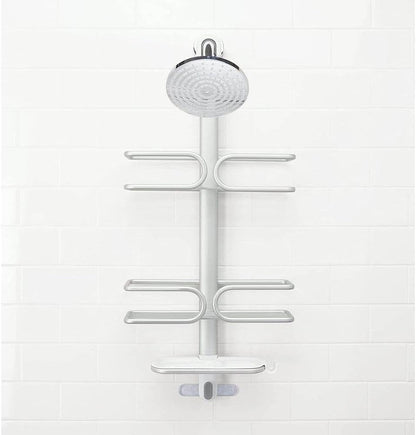 OXO Good Grips 3-Tier Aluminum Shower Caddy, Bathroom Organization8