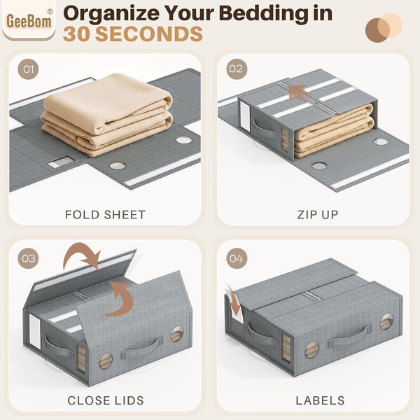 6 Pack Sheet Organizers and Storage, Thickened & Durable Sheet Organizer7