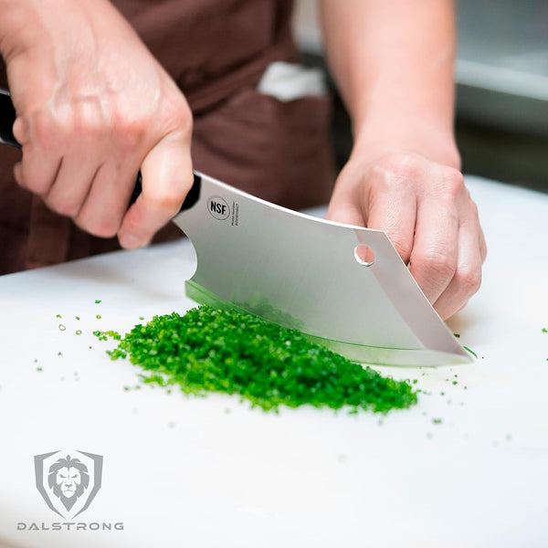 6.5" Mini Rocking Cleaver - 7CR17MOV Steel9
