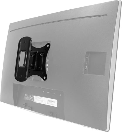 Small TV Wall Mount for 19–32 Inch Flat Screen Tvs | Tilt and Swivel TV Wall Mount | Low Profile 2.4” Design | VESA 75X75 100X100 | Single Stud Installation | 44 Lb Capacity2
