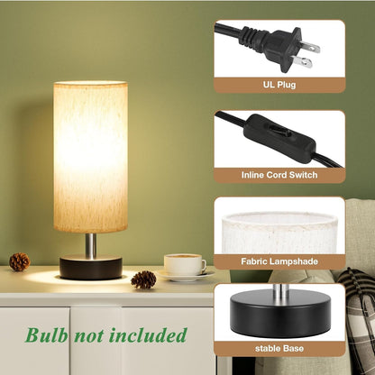 Small Table Lamp for Bedroom - Bedside Lamps for Night Stands2