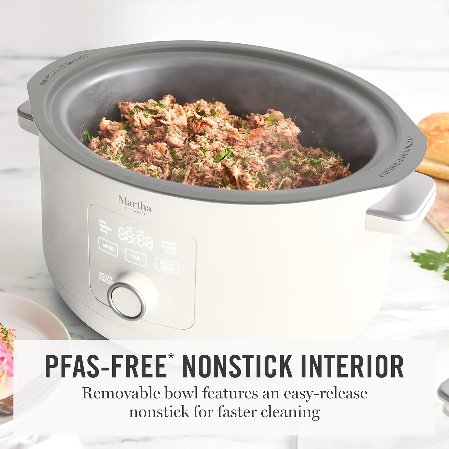 8-quart-slow-cooker-ceramic-nonstick-crock-linen-cream-6-modes-delay-timer-keep-warm-dishwasher-safe-bowl-glass-lid-stovetop-oven-safe-removable-pot-simmet-reheat-warm