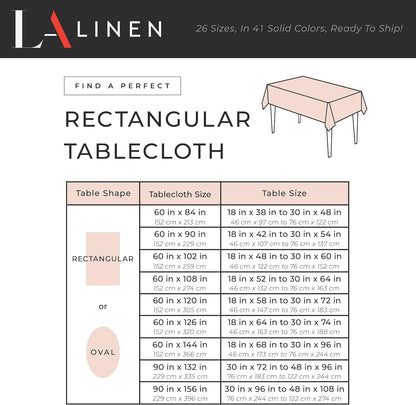 Polyester Poplin Washable Rectangular Tablecloth, Stain and Wrinkle Resistant Table Cover 90X132, Fabric Table Cloth for Dinning, Kitchen, Party, Holiday 90 by 132-Inch, Ivory5