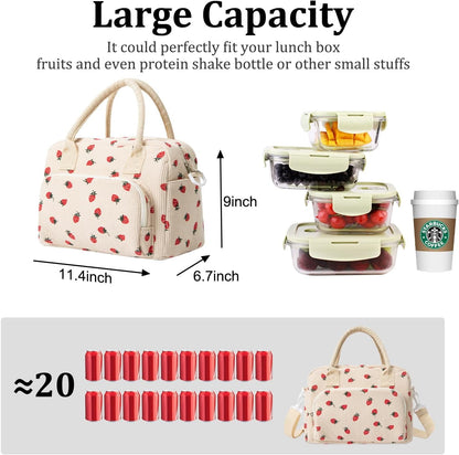Insulated Lunch Bag for Women Men Large Reusable Lunch Box Adult Leakproof Portable Cooler Tote Bags for Work Picnic2
