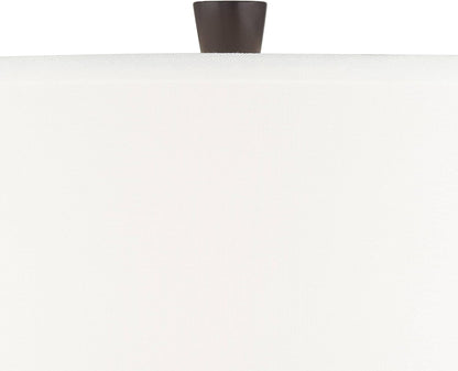 Anna 27 1/4" Tall Table Lamps Set of 2 Coastal Modern | Pebbled Living Room Bedroom Bedside Nightstand House Office Home Reading Kitchen Entryway Console Family White Shade8