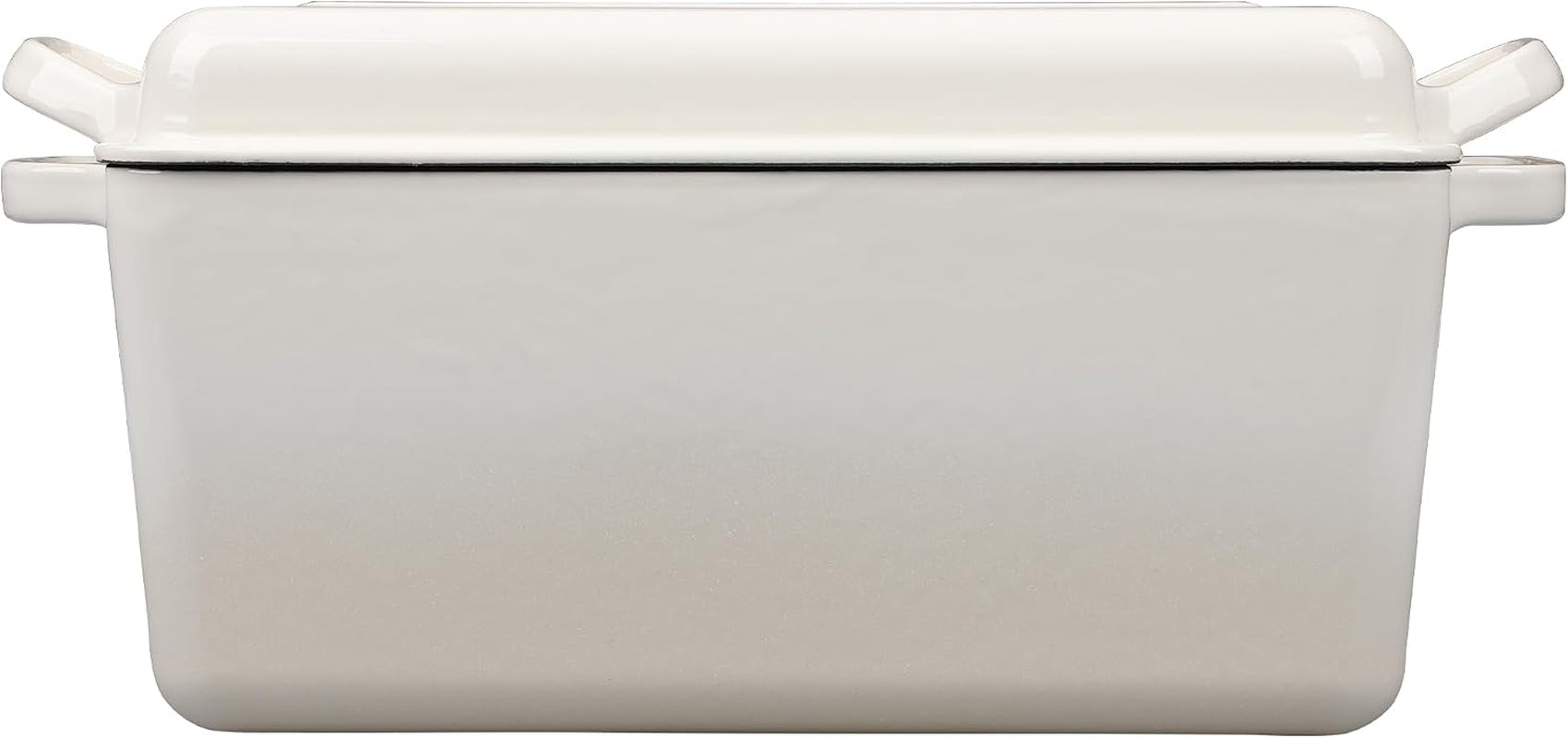enameled-cast-iron-dutch-oven-oblong-bread-oven-for-sourdough-bread-baking-baking-pan-dual-handles-oven-safe-4-quart-white