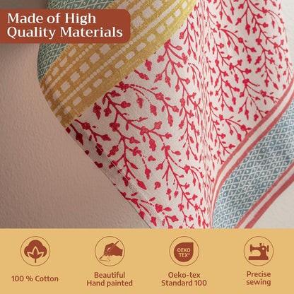 Kitchen Towels Set of 3 Reusable 100% Cotton 27.50" X 20"3