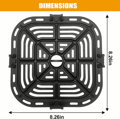 Air Fryer Replacement Grill Pan Fit for COSORI Air Fryer 5 QT, Air Fryer Rack Replacement Parts Accessories Grill Plate Crisper Plate Tray, Non-Stick, Dishwasher Safe…2