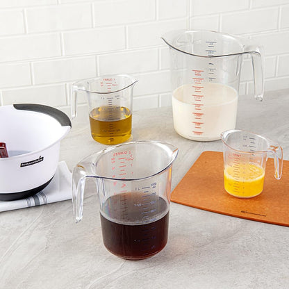 Plastic Measuring Cup - Chef 101 Measuring Jug with Dual Unit Markings, Dishwasher Safe - Clear Measuring Cup for Kitchen, Restaurants7