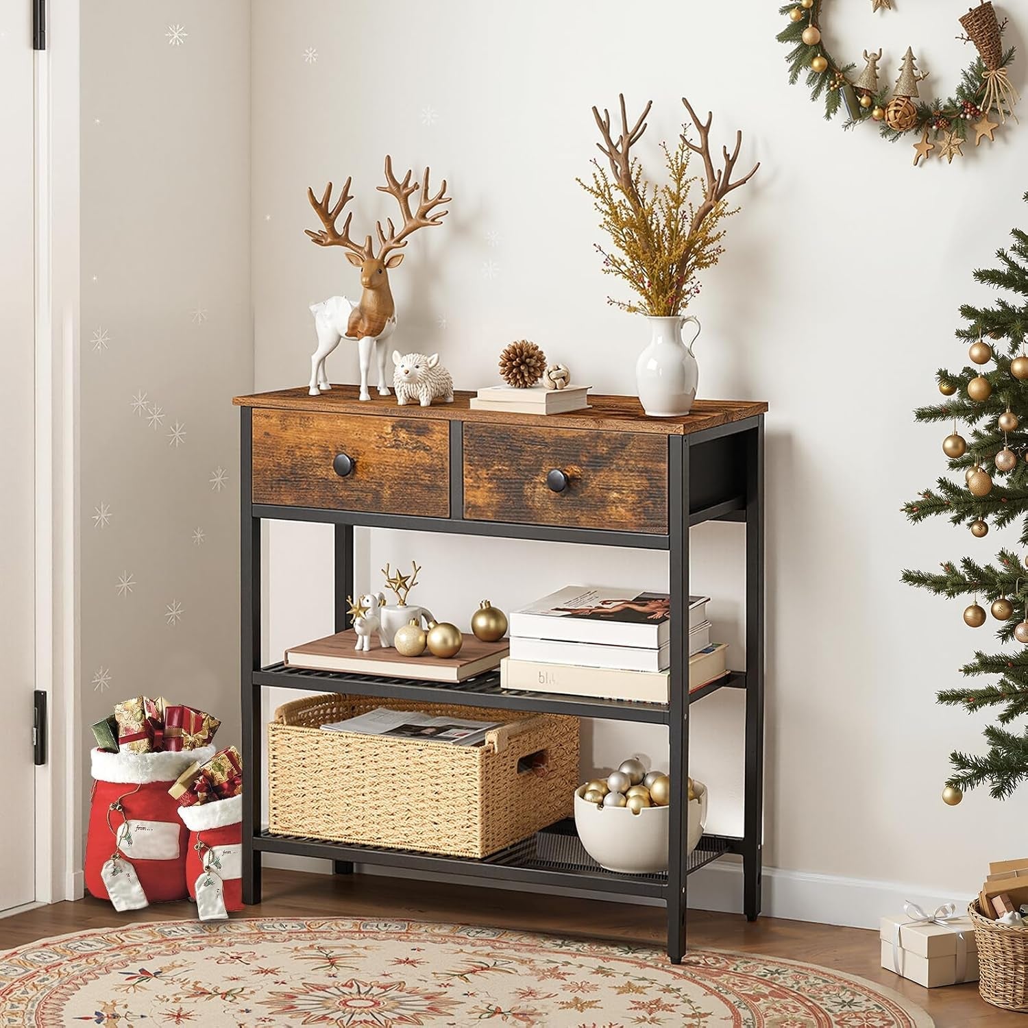 29-5-narrow-console-table-with-2-fabric-drawers-sofa-table-small-entryway-table-with-3-tier-storage-shelves-behind-couch-table-for-living-room-hallway-rustic-brown-and-black-bf72xg01