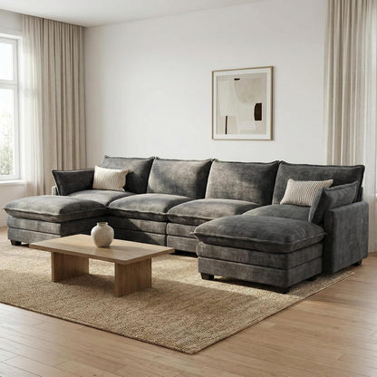 Modular Sectional Couch for Living Room, U Shaped Comfy Sofa1