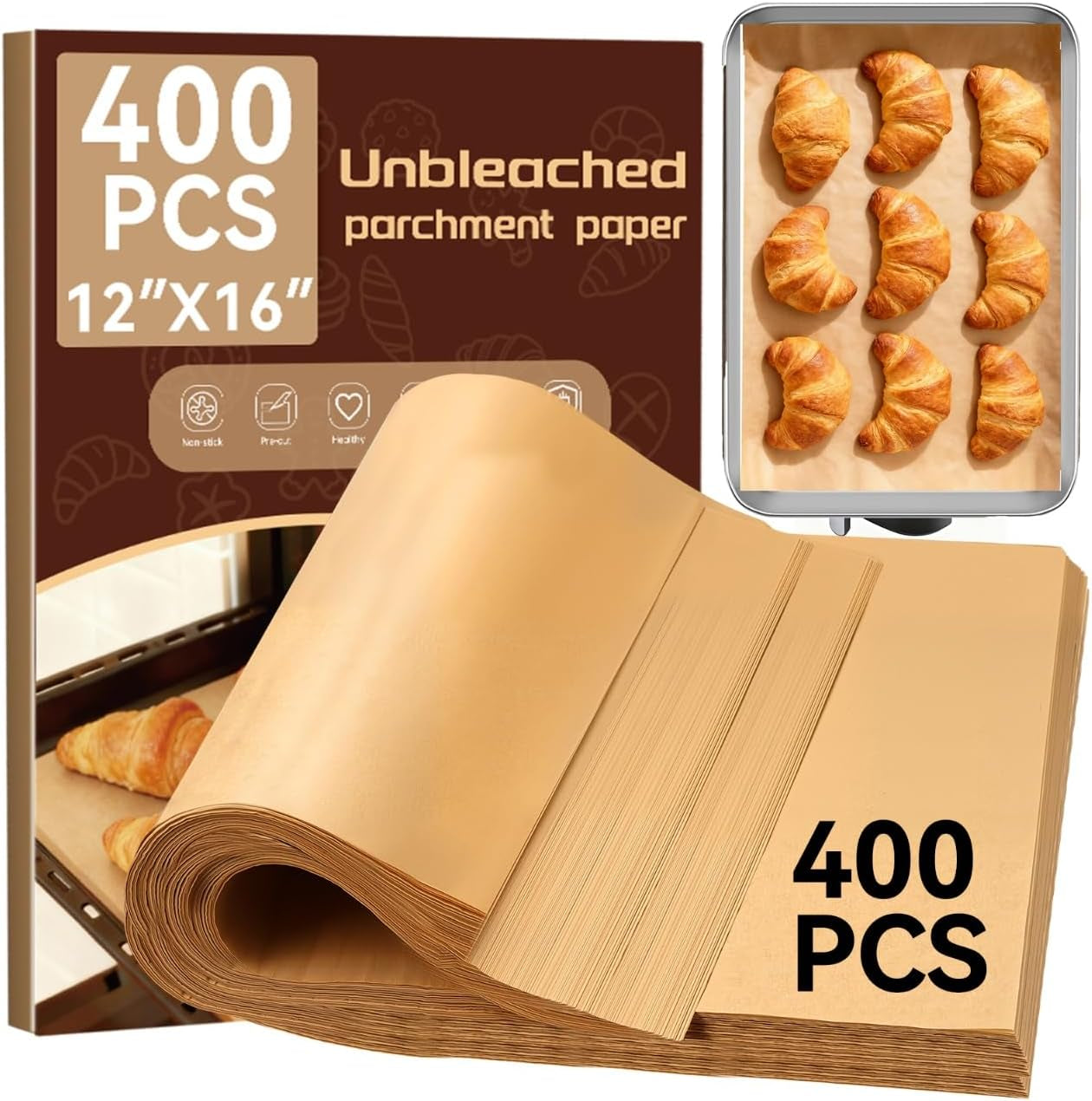 400pcs-parchment-paper-baking-sheets-12x16-unbleached-precut-half-parchment-paper-for-baking-non-stick-baking-paper-for-baking-grillin-steaming-bread-cookies-oven-air-fryer-microwave
