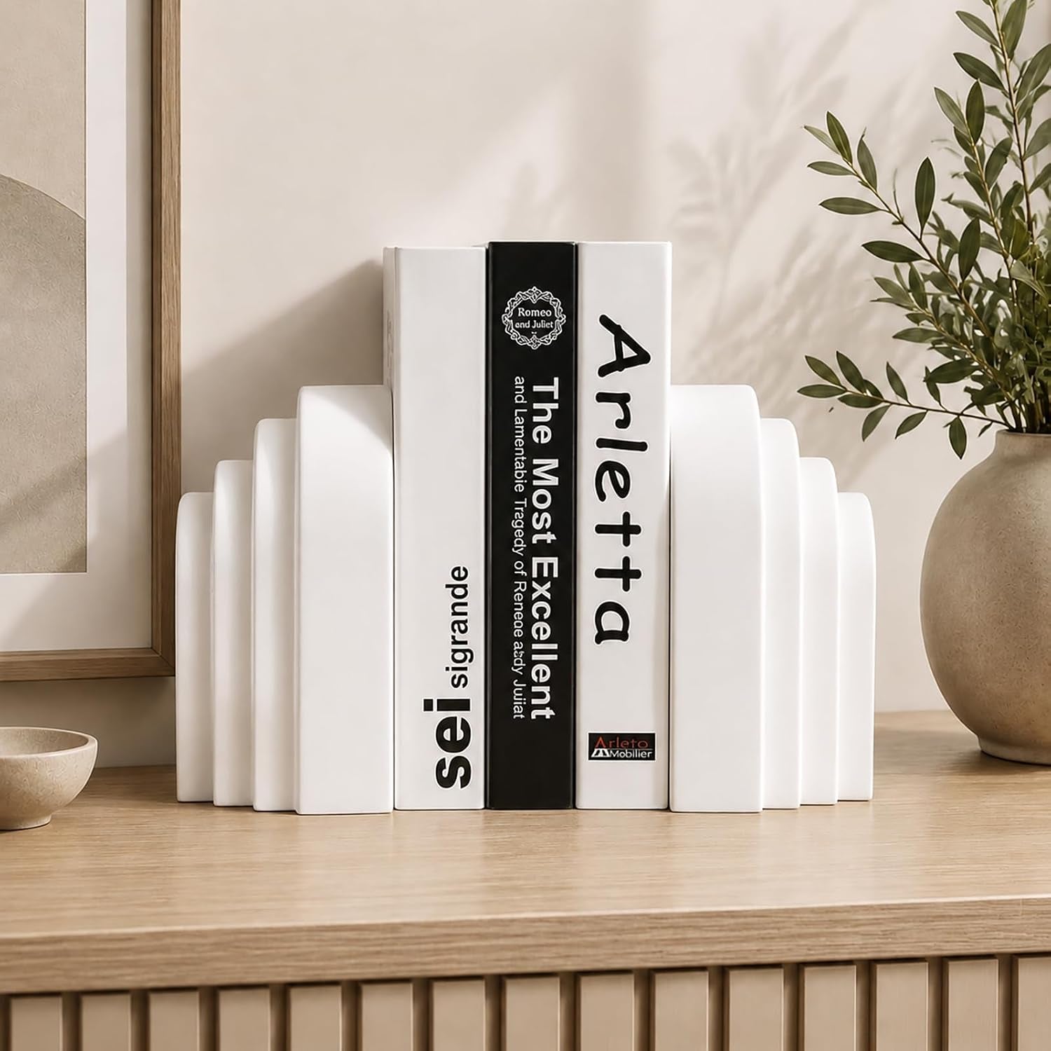 book-ends-for-heavy-books-resin-decorative-bookends-heavy-duty-book-end-for-shelves-book-stopper-for-shelves-modern-home-decor-aesthetic-book-ends-layered-arch-design-set-of-2cream-white
