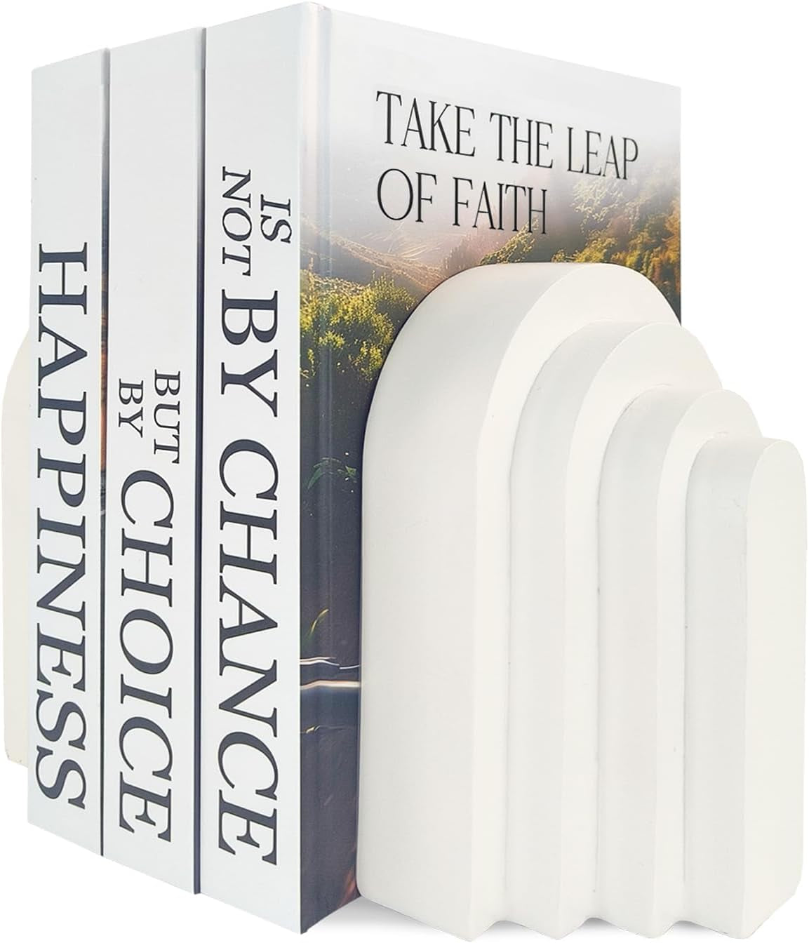 book-ends-for-heavy-books-resin-decorative-bookends-heavy-duty-book-end-for-shelves-book-stopper-for-shelves-modern-home-decor-aesthetic-book-ends-layered-arch-design-set-of-2cream-white
