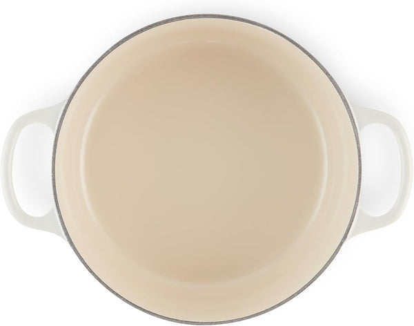 Le Creuset Enameled Cast Iron Signature round Dutch Oven, 5.5 Qt., Meringue3