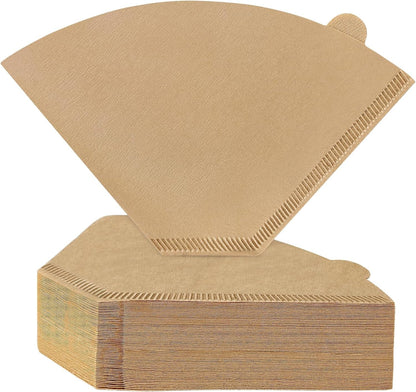 200 Count #4 Cone Coffee Filters 8-12 Cup, Unbleached Natural Coffee Paper Filters, No Blowout, Disposable Coffee Filter for Pour over and Drip Coffee Maker1