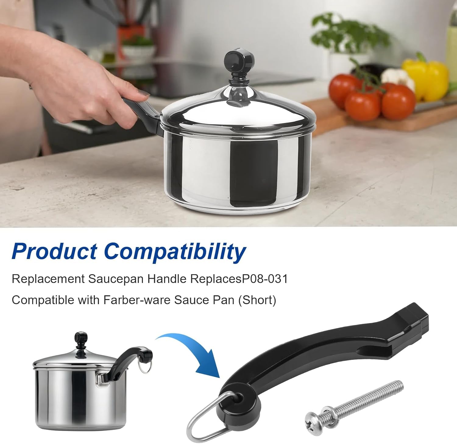 p08-031-saucepan-handle-replacement-short-fits-for-farberware-1-1-5-2-and-2-5-quart-pan-pots-and-cookware-durable-pot-replacement-parts-saucepan-handles-for-kitchen-cooking-with-screw