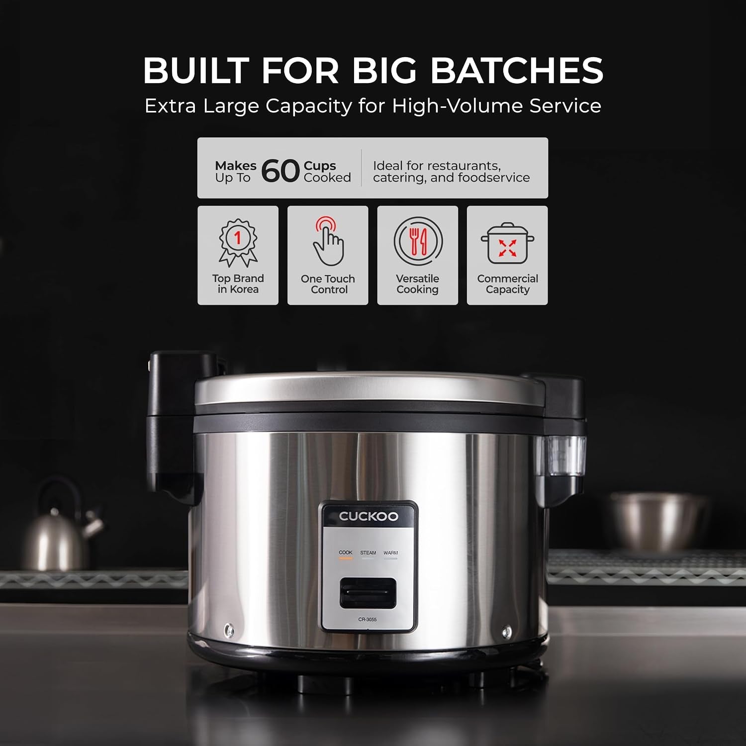 cuckoo-commercial-rice-cooker-and-warmer-60-cup-cooked-cr-3055-30-cup-uncooked-capacity-nonstick-inner-pot-3-cooking-modes-one-touch-operation-steam-cooking