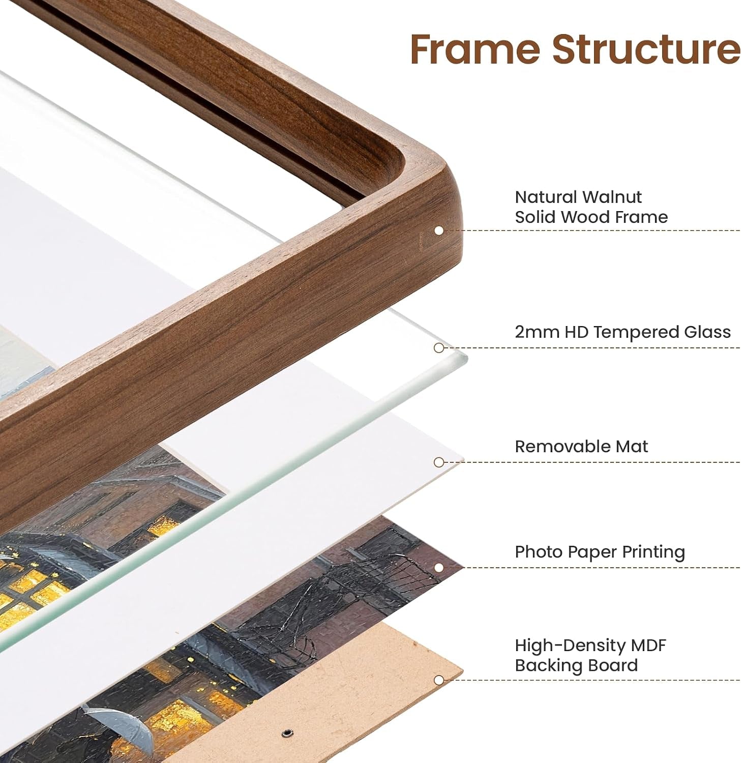6x8-picture-frame-walnut-wooden-tabletop-picture-frames-matted-5x7