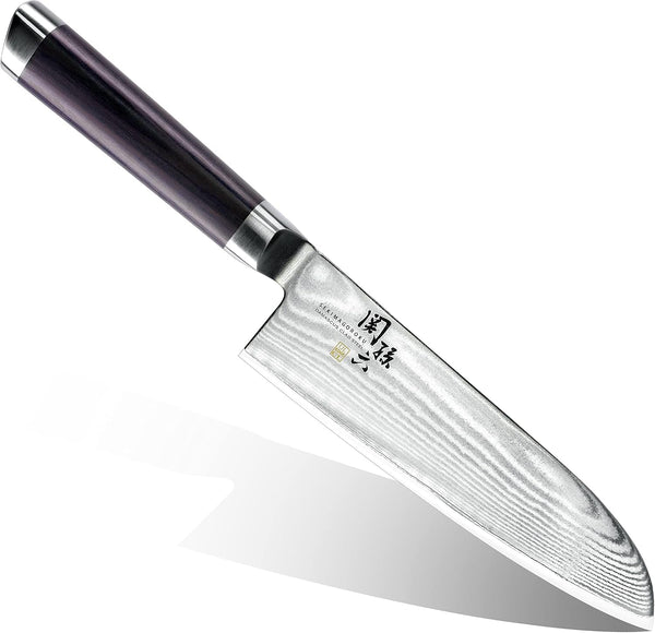 AE5200 Santoku Knife Seki Magoroku Damascus 6.5 Inches (165 Mm), Made in Japan1