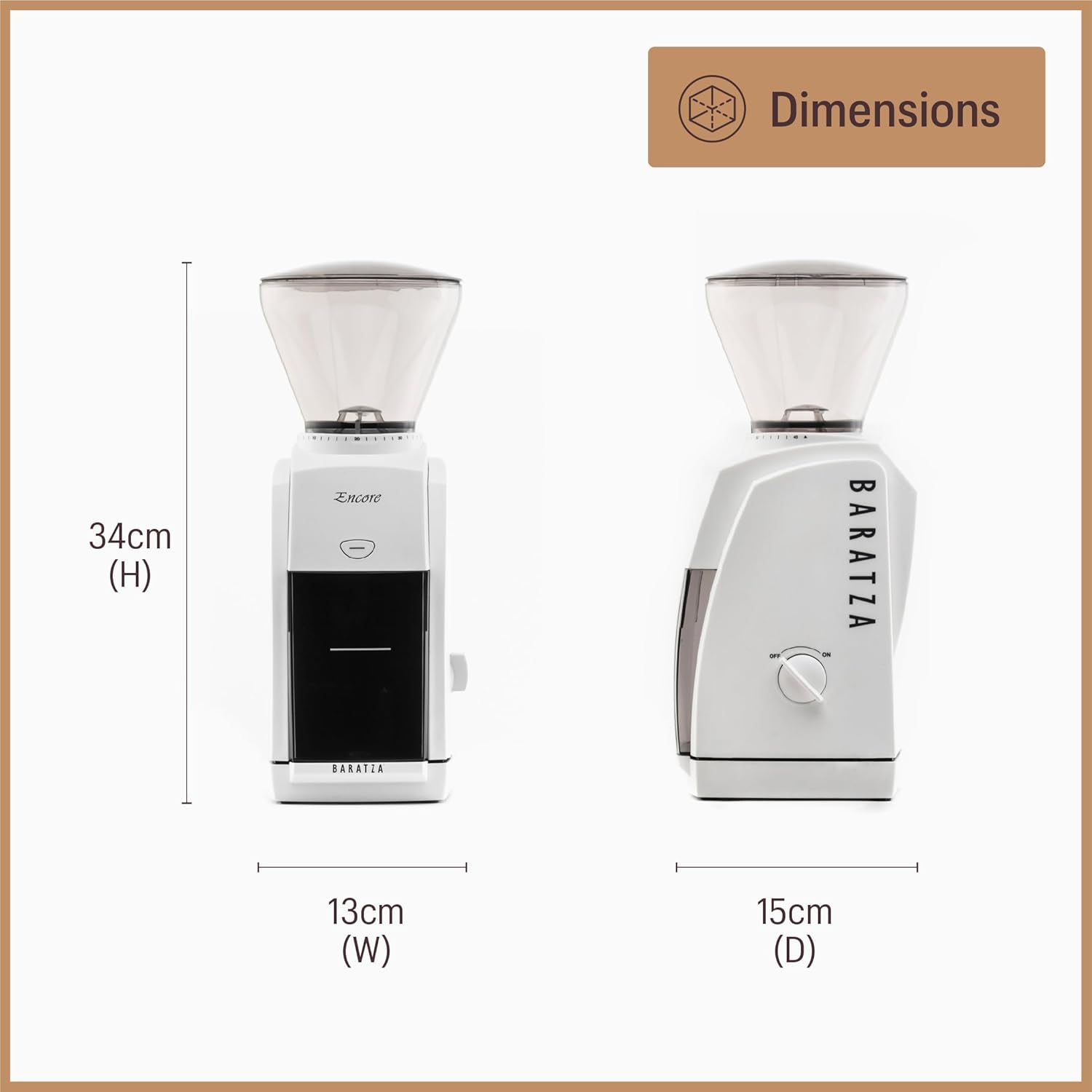 baratza-encore-coffee-grinder-zcg485blk-black-beginner-friendly-grinder-with-powerful-motor-and-40mm-conical-steel-burrs-for-consistent-brew-ready-performance