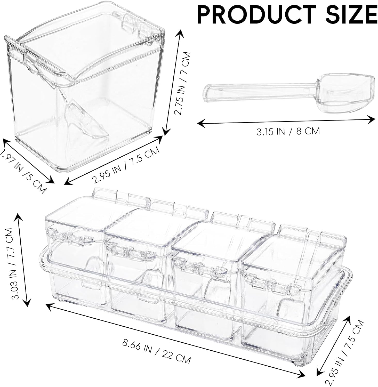 clear-seasoning-box-4-pieces-seasoning-rack-spice-pots-storage-container-condiment-jars-acrylic-seasoning-box-with-covers-and-spoons-for-spice-sugar-salt-sugar-cardamon-cinnamon