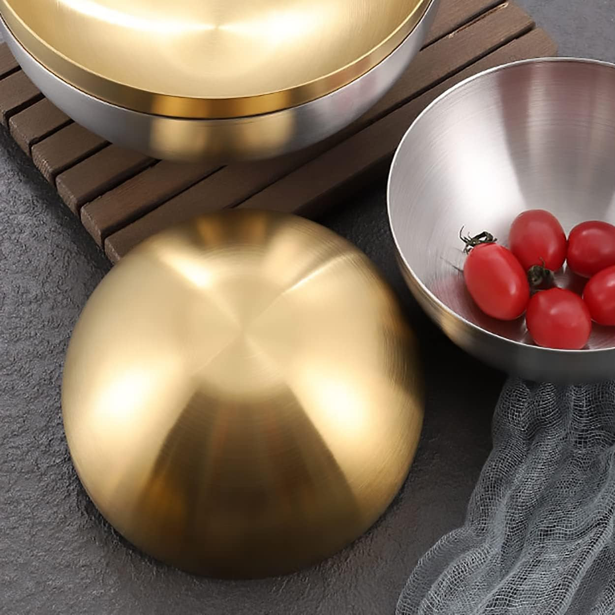 stainless-steel-salad-and-mixing-bowls-set-of-2-nesting-snacks-serving-for-cooking-baking-prepping-small-large-5-9-7-9-inch-gold