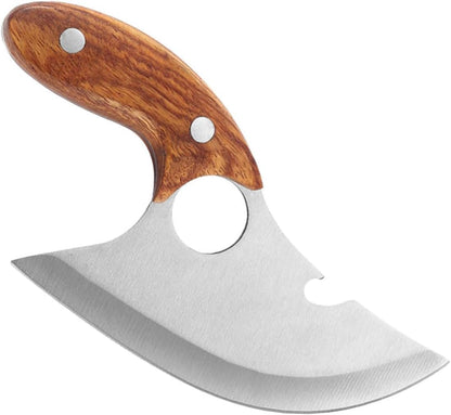 Stainless Steel Meat Cleaver with Wooden Handle for Kitchen Cutting1