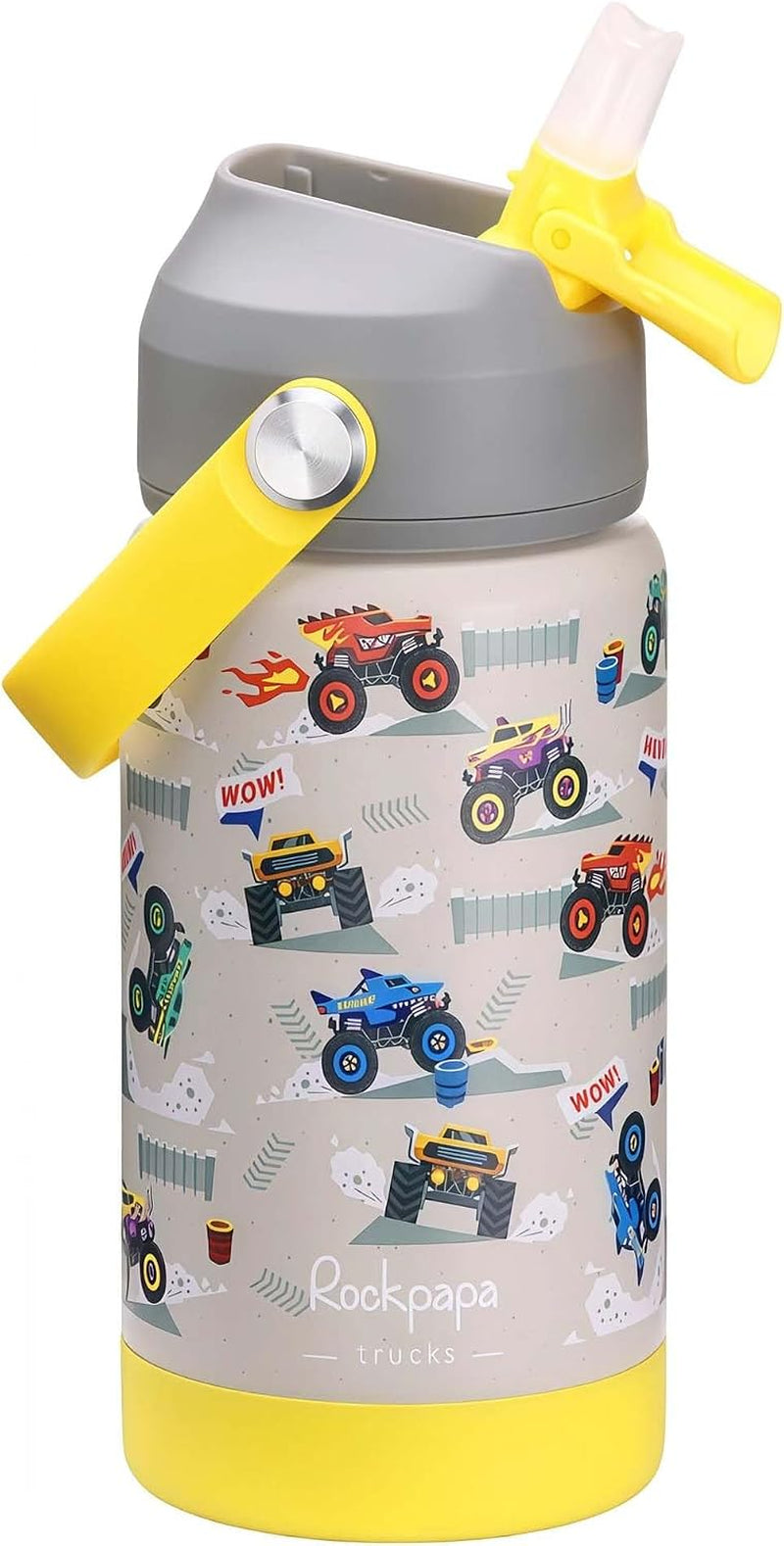 14oz-kids-stainless-steel-water-bottle-with-straws-trucks