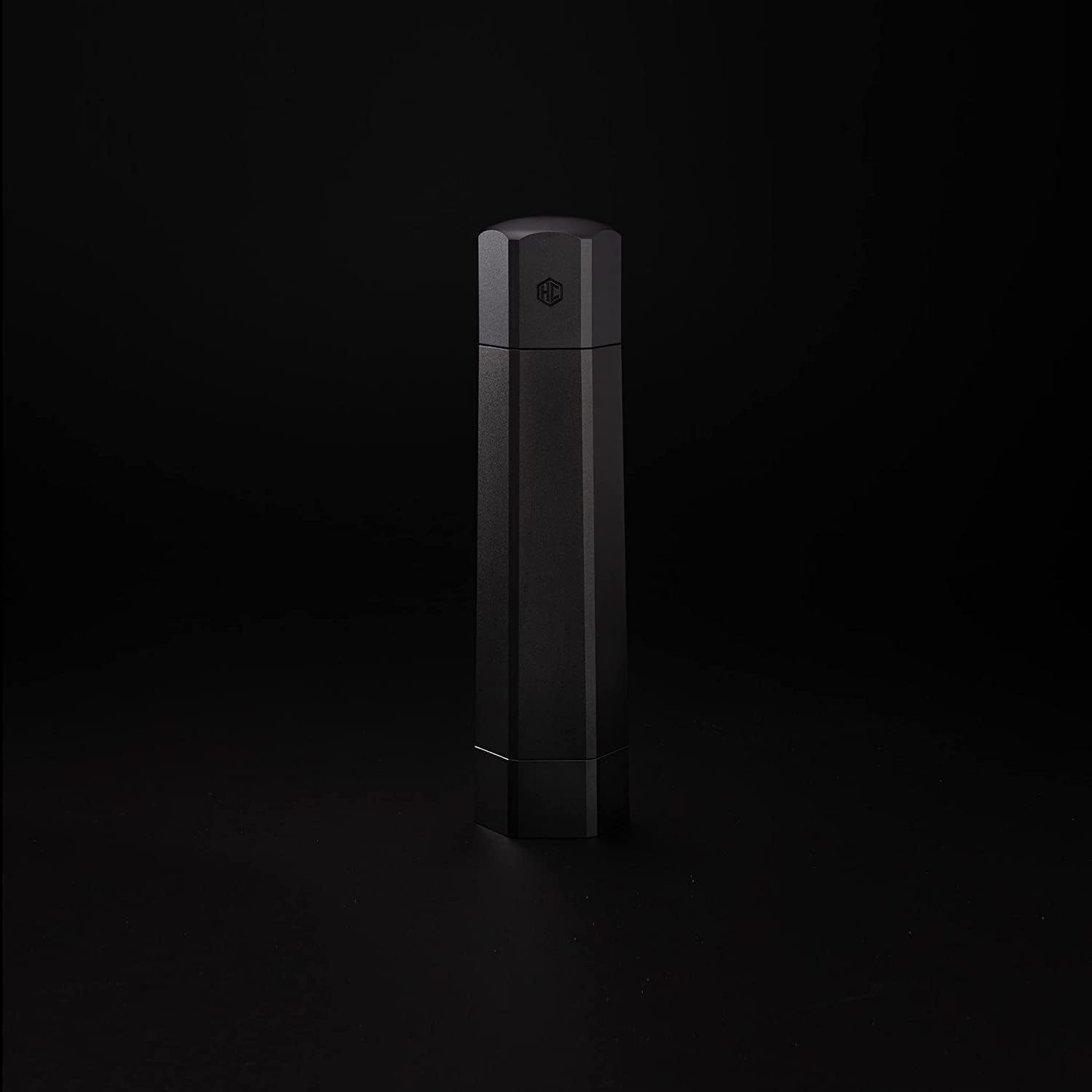 hexclad-hexmill-pepper-grinder-aluminum-matte-black-10-grind-settings