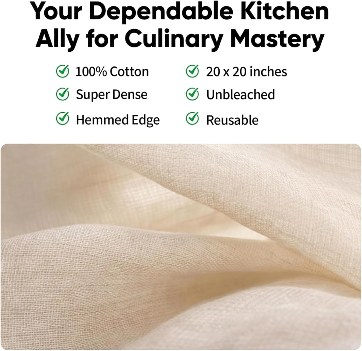 reusable-cheesecloth-grade-100-20x20-inch-hemmed-cheese-cloth-for-straining-craft-100-cotton-unbleached-cloth-strainer-for-cooking-baking-juicing-cheese-making-ultra-fine-and-dense-washable