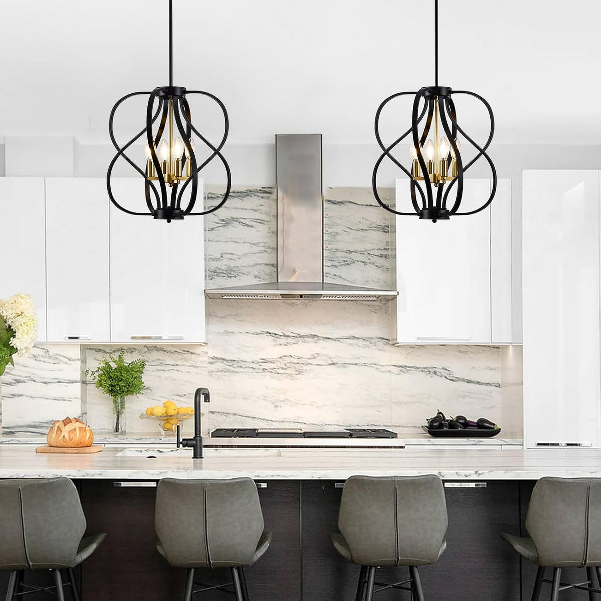 black-and-gold-chandelier-light-fixture-18-modern-farmhouse-industrial-chandelier-4-light-sphere-geometric-hanging-pendant-light-fixture-for-dining-room-entryway-hallway-living-room-kitchen-island