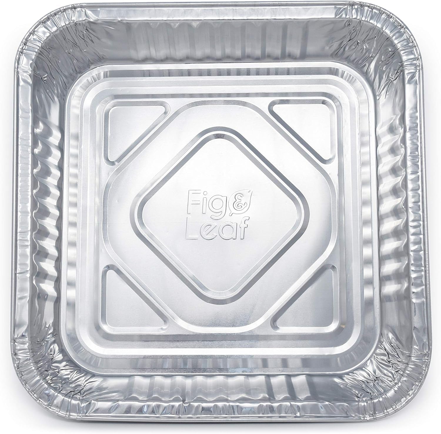 35-pack-8-x-8-square-baking-cake-pans-with-plastic-dome-lids-heavy-duty-l-disposable-aluminum-foil-tins-l-portable-food-containers-l-perfect-for-roasting-oven-toaster-cooking