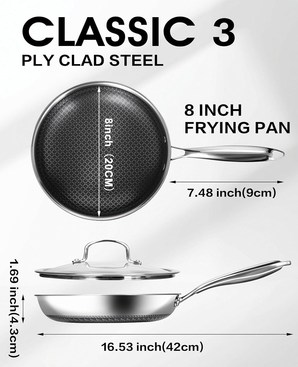hybrid-non-stick-frying-pans-with-glass-lid-8-inch-frying-pan-stainless-steel-skillet-with-honeycomb-surface-oven-safe-pfas-free-compatible-with-all-cooktops