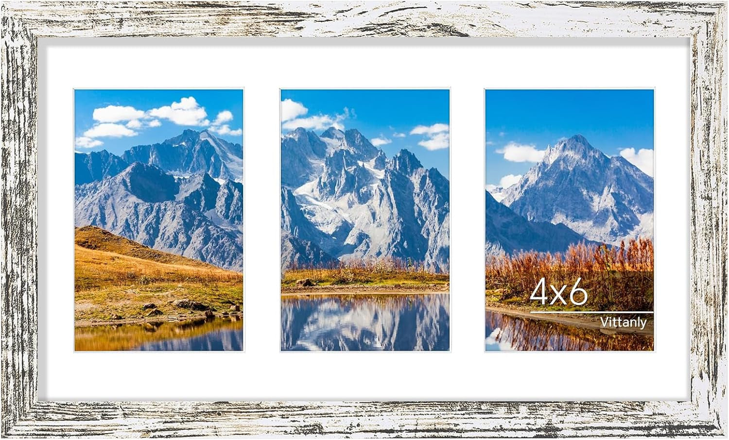 8x14-picture-frames-collage-wall-decor-displays-3pcs-4x6-pictures-with-mat-or-1pcs-8x14-without-mat-collage-picture-frame-for-horizontal-or-vertical-display-distressed-white-1-pack