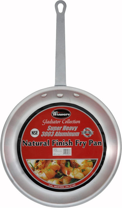 8" Aluminum Fry Pan/Skillet | Riveted Handle, Great for Sauteing, Searing, Frying and Restaurant Kitchens3