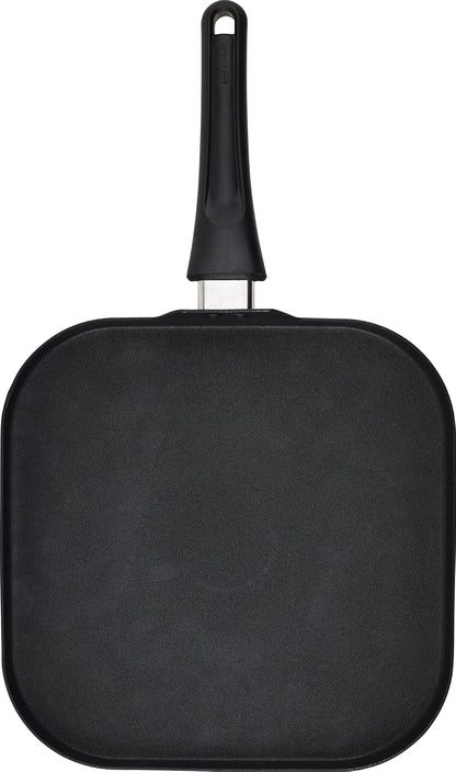 11-Inch Square Griddle Pan, Nonstick Aluminum Frying Pan, Even Heating, Ergonomic Handle, Perfect for Eggs, Bacon, and Breakfast, Small Griddle Pan, Durable Black Finish4